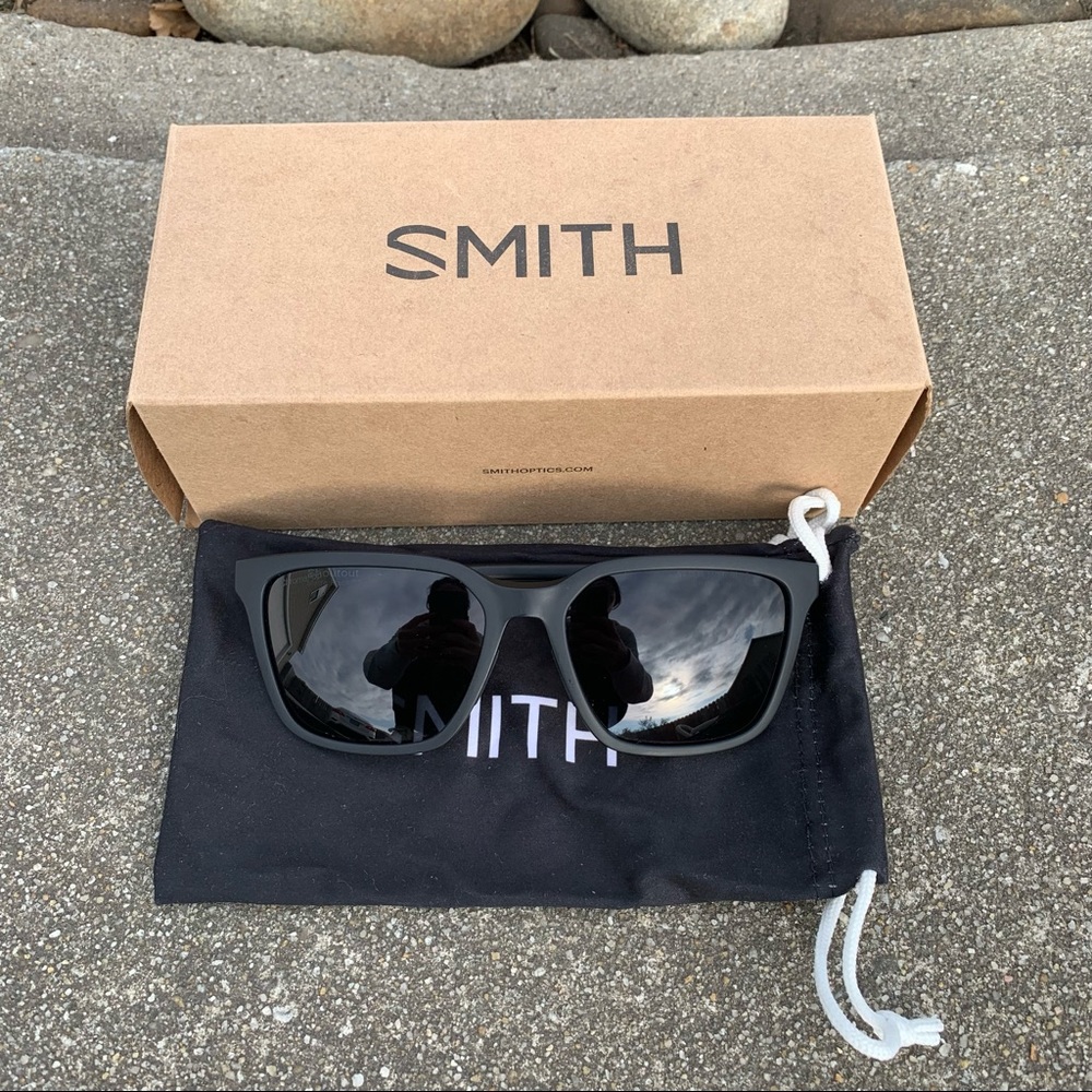 Smith Optics Shoutout Matte Black Chromapop sunglasses